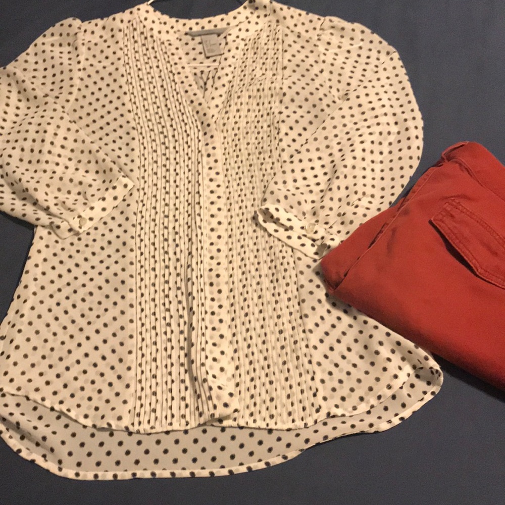 H&M Sheer button up
